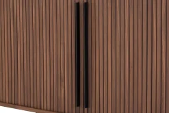 Noira Smalt Sideboard Ribbet Valnøtt 150x45 cm