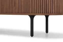 Noira Smalt Sideboard Ribbet Valnøtt 150x45 cm