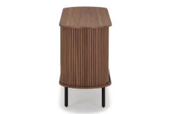 Noira Smalt Sideboard Ribbet Valnøtt 150x45 cm