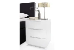 Nola Nattbord 50 cm med Oppbevaring 3 Skuffer