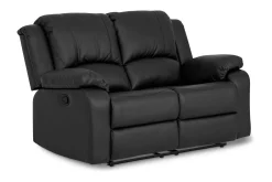 Norbo Liten Reclinersofa 2-seter Kunstskinn - Fällbar sofa - Kinosofa
