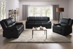 Norbo Liten Reclinersofa 2-seter Kunstskinn - Fällbar sofa - Kinosofa