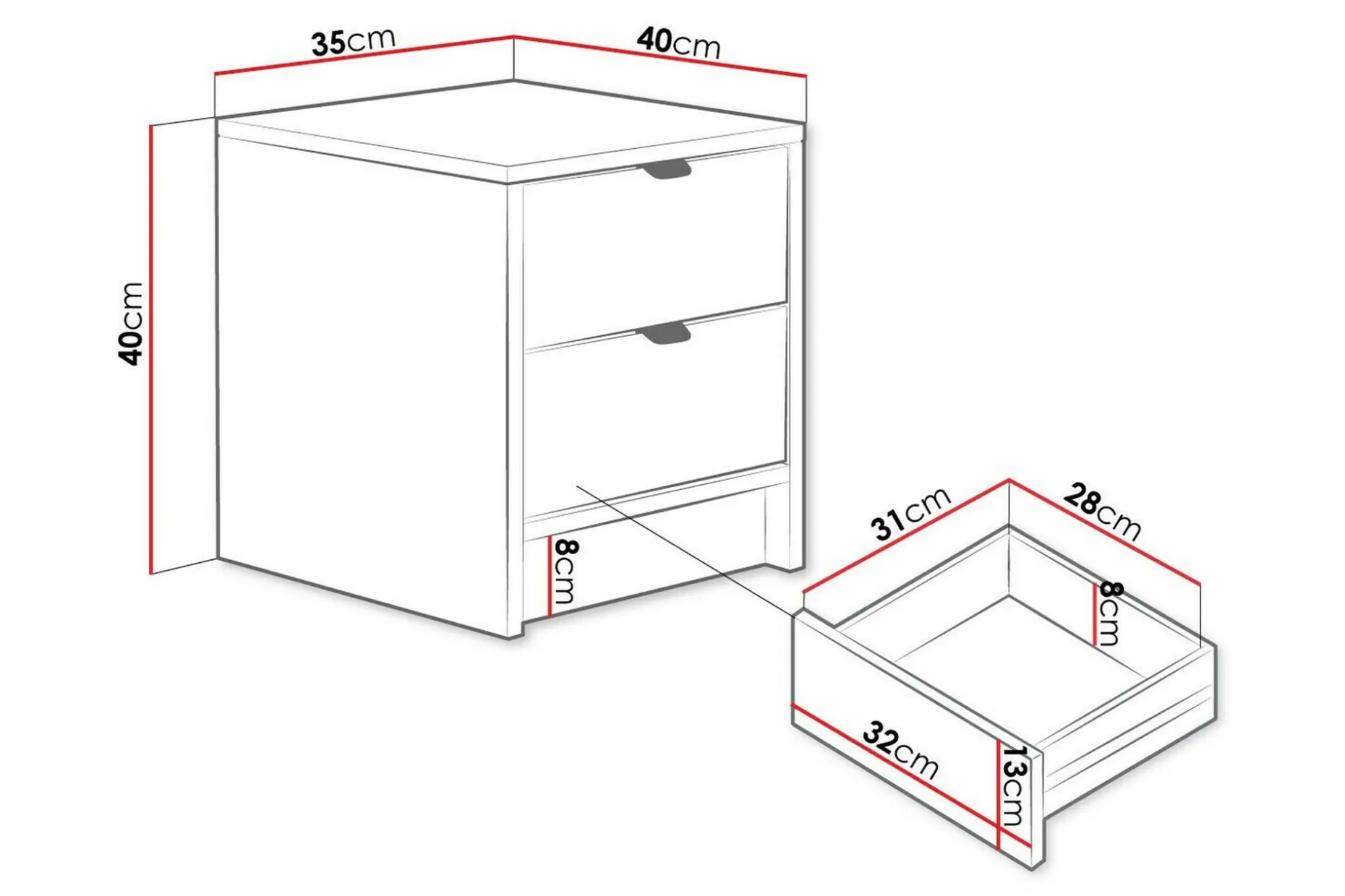Novaj Sengbord 35 cm