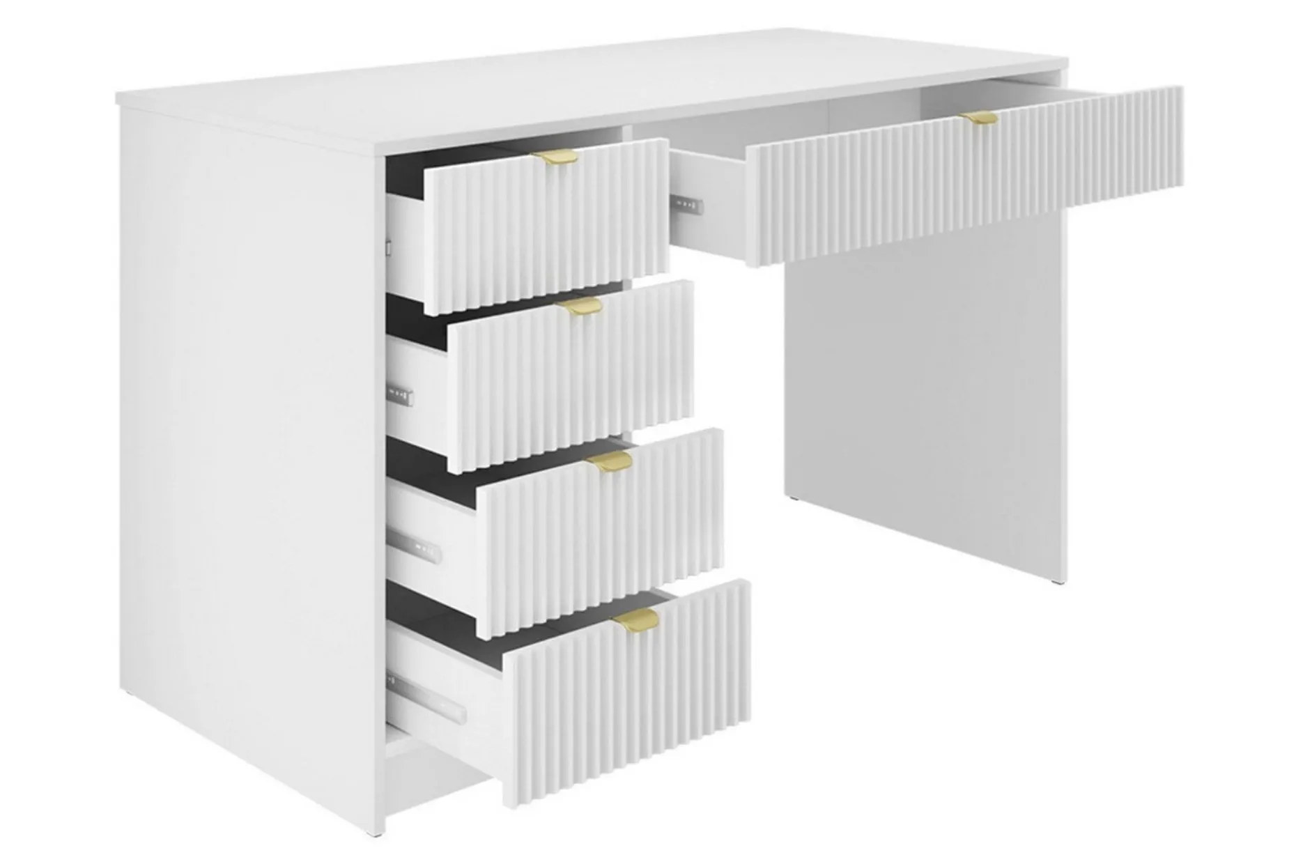 Novaj Sminkebord med oppbevaring 55 cm dyp 120 cm bred
