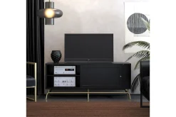 Nova TV-benk 150x50 cm Svart