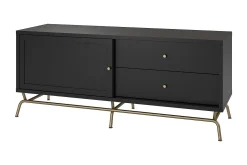 Nova TV-benk 150x50 cm Svart