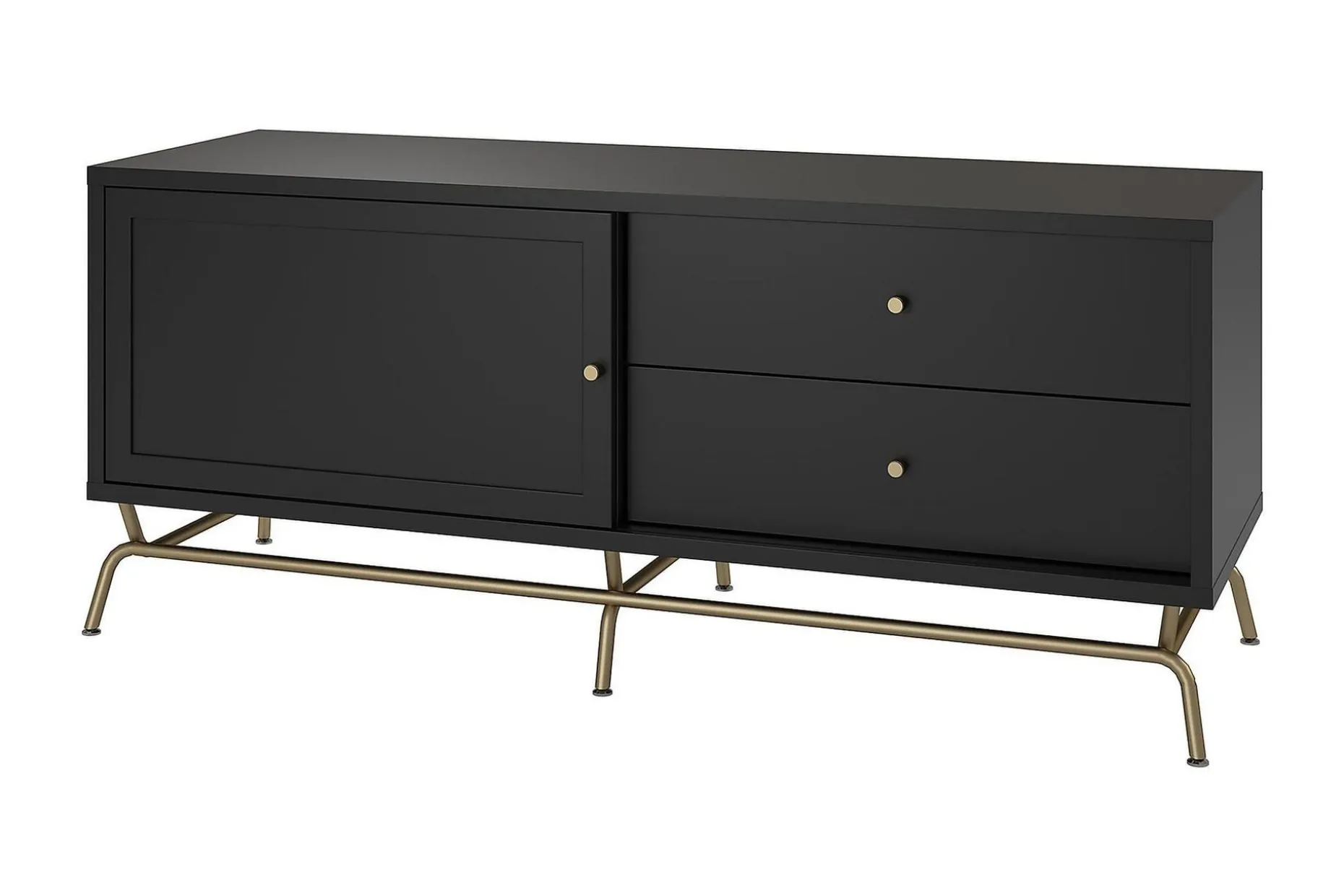 Nova TV-benk 150x50 cm Svart