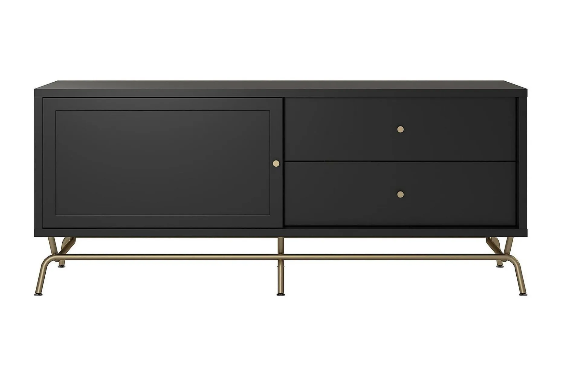 Nova TV-benk 150x50 cm Svart