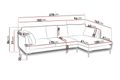 Ocean Hjørnesofa Høyre