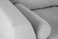 Ocean Lyx 6-seters Venstrevendt U-formet Sofa med Divan og Sjeselong + Fotskammel i Stoff