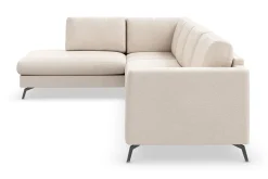 Ocean Lyx 4-seters Venstrevendt L-formet Sjeselongsofa i Stoff