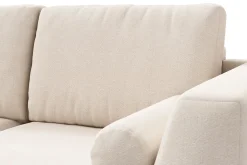 Ocean Lyx 4-seters Venstrevendt L-formet Sjeselongsofa i Stoff