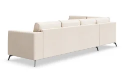Ocean Lyx 4-seters Venstrevendt L-formet Sjeselongsofa i Stoff