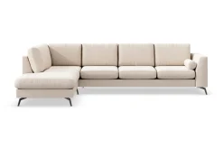 Ocean Lyx 4-seters Venstrevendt L-formet Sjeselongsofa i Stoff