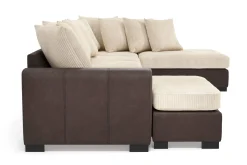 Ocean 5-seters Høyrevendt U-formet Large Sofa med Divan og Sjeselong i Manchester
