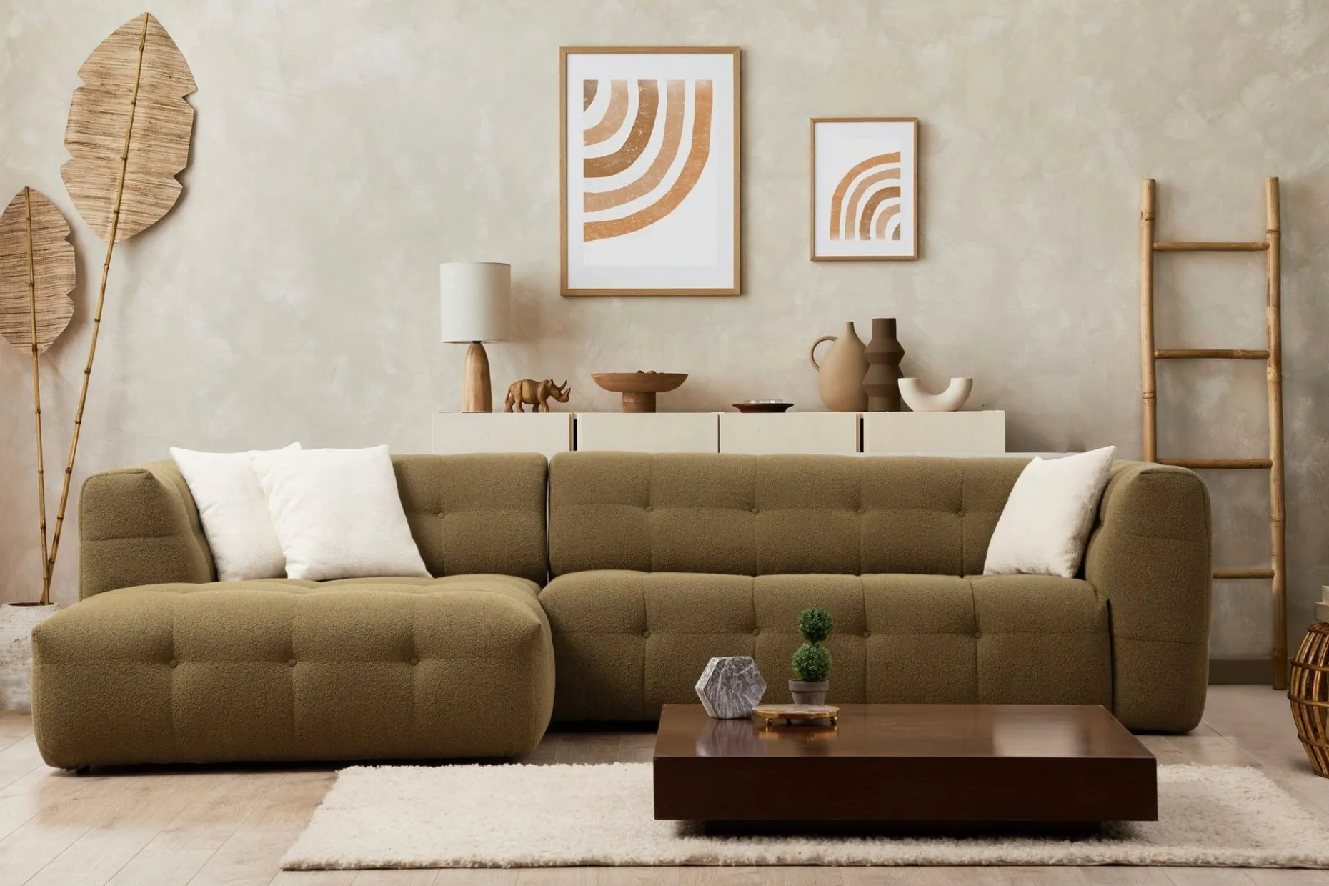Octavian Sofa med Sjeselong 5-seter