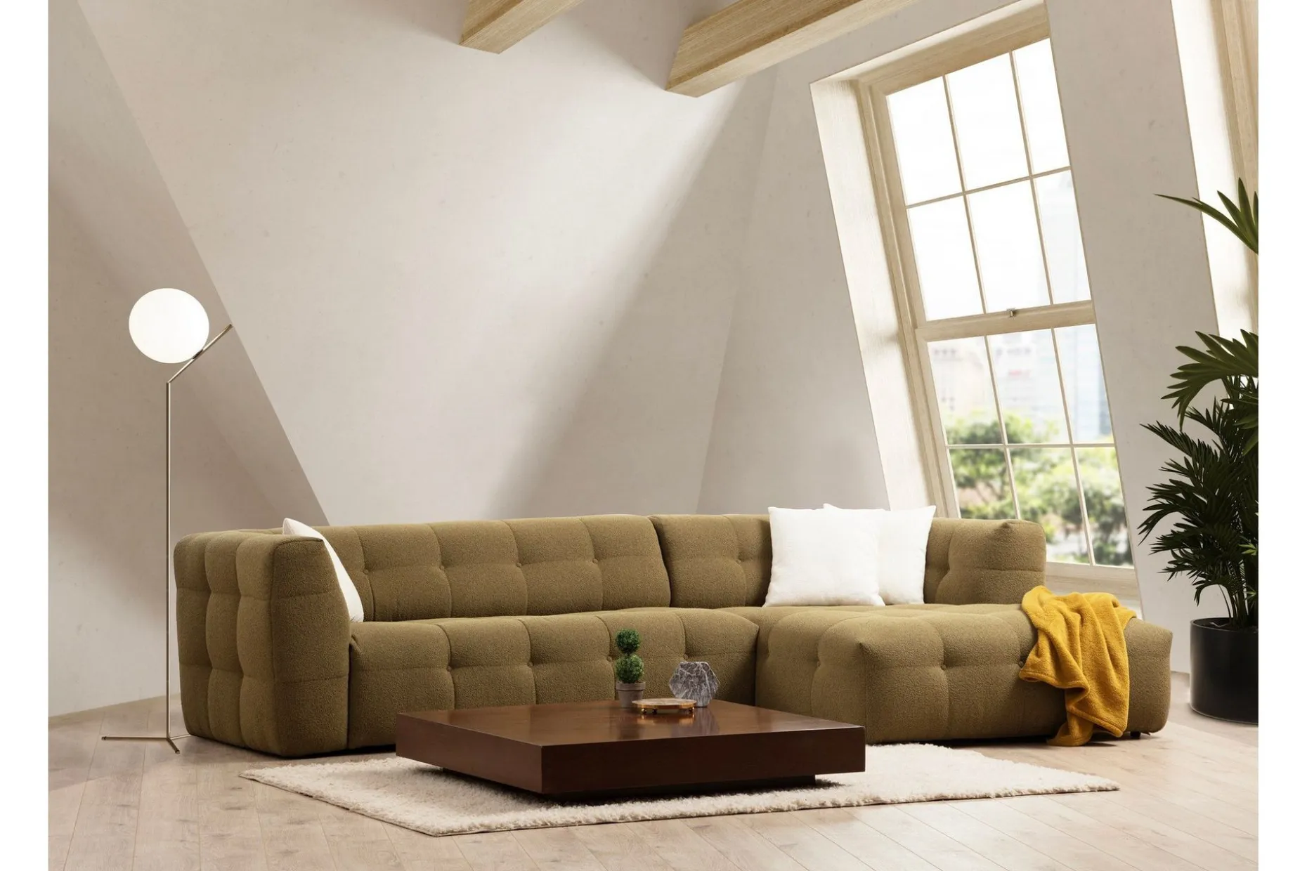 Octavian Sofa med Sjeselong 5-seter