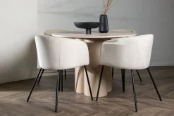 Olivia Matgruppe 110 cm Rund med 4 Berit Stoler