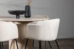 Olivia Matgruppe 110 cm Rund med 4 Berit Stoler