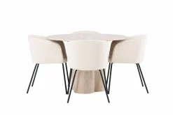 Olivia Matgruppe 110 cm Rund med 4 Berit Stoler