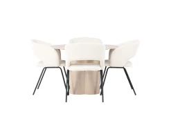 Olivia Spisegruppe 110 cm Rund med 4 Day Stoler