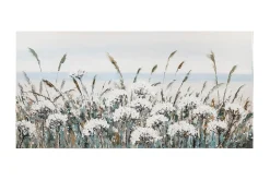 Oljemaleri Hvite Engblomster