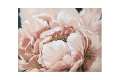 Oljemaling 75x100 cm Rosa blomster