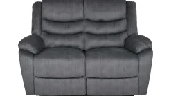 Olvani 2-seters reclinersofa i stoff, elektrisk