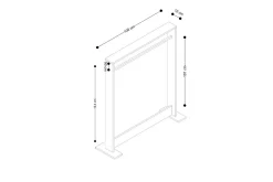 Olyric TV-hylle 124 cm
