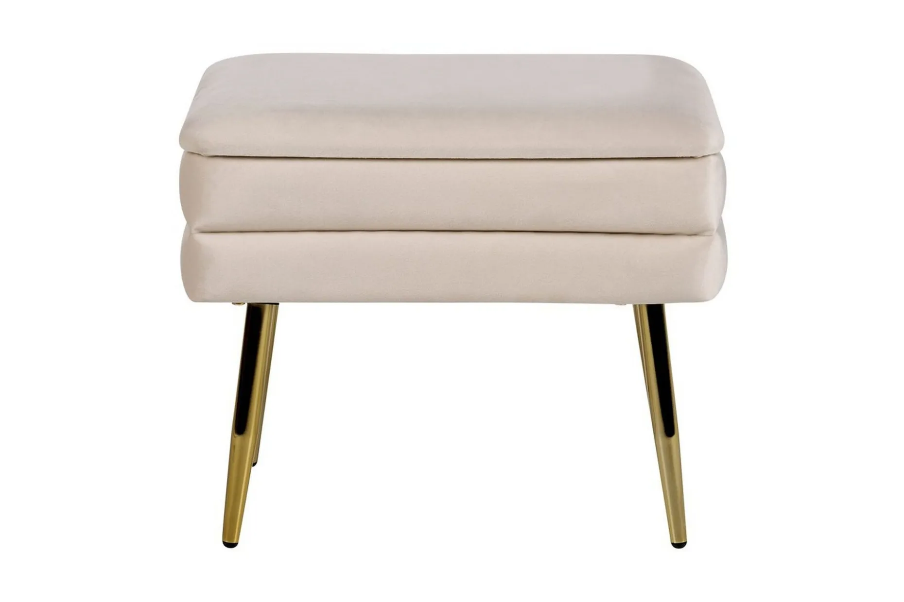 Oppbevaringsbenk Odessa Beige/Gull