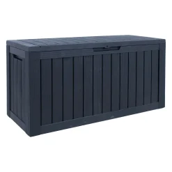 Oppbevaringsboks HOME4YOU Bomm 117,5x47,5x59 cm/300L, Svart plast