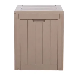 Oppbevaringsboks HOME4YOU Portola 56x43x53 cm/118 L, beige plast