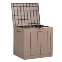 Oppbevaringsboks HOME4YOU Portola 56x43x53 cm/118 L, beige plast