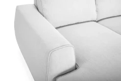 Optus Lyx 6-seters Høyrevendt U-formet Large Sofa med Divan og Sjeselong i Stoff