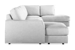 Optus Lyx 6-seters Høyrevendt U-formet Large Sofa med Divan og Sjeselong i Stoff