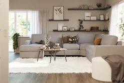 Optus Lyx 5-seters Høyrevendt U-formet Hjørnesofa med Divan i Stoff