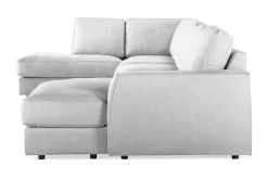 Optus Lyx 6-seters Venstrevendt U-formet Large Sofa med Divan og Sjeselong i Stoff