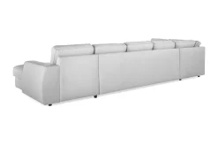Optus Lyx 6-seters Venstrevendt U-formet Large Sofa med Divan og Sjeselong i Stoff