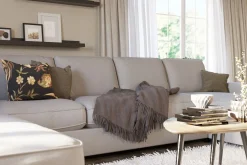 Optus Lyx 6-seters Venstrevendt U-formet Large Sofa med Divan og Sjeselong i Stoff
