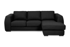 Optus 3-seters Vendbar L-formet Sjeselongsofa i Stoff