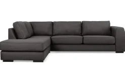 Optus 4-seters Venstrevendt L-formet Sjeselongsofa i Stoff