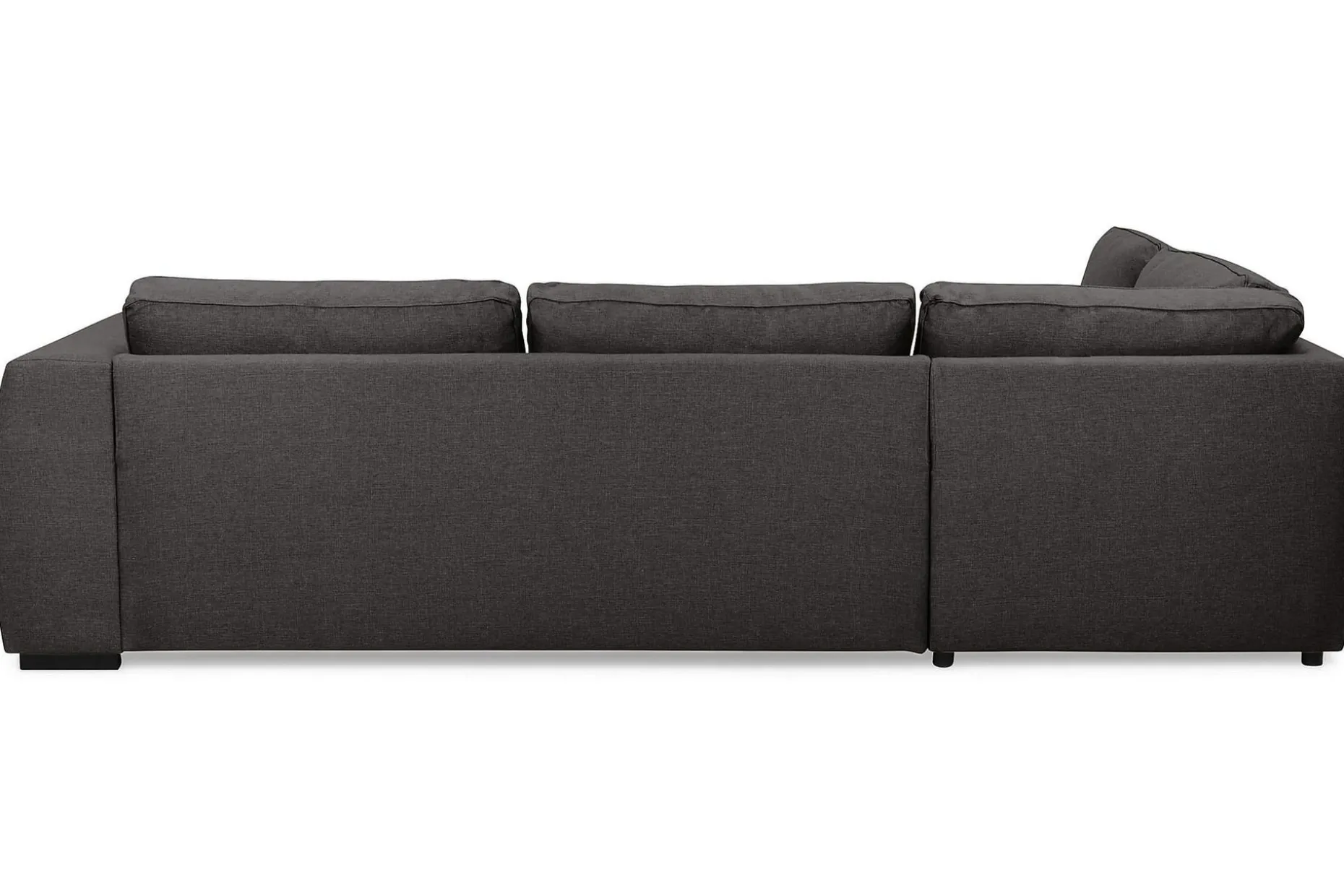 Optus 4-seters Venstrevendt L-formet Sjeselongsofa i Stoff