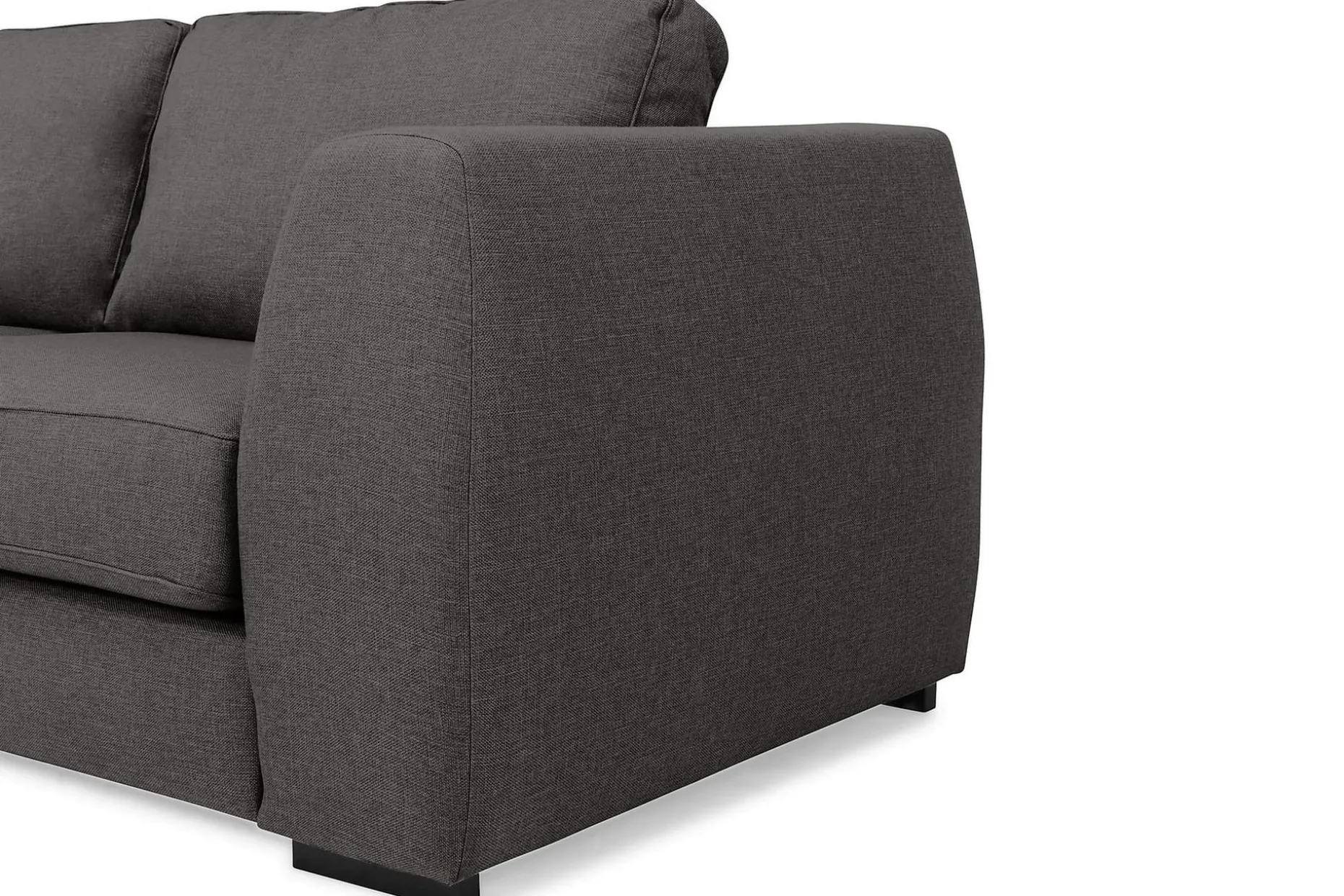 Optus 4-seters Venstrevendt L-formet Sjeselongsofa i Stoff