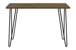 Owen Skrivebord 102 cm Valnøttsbrun/Svart
