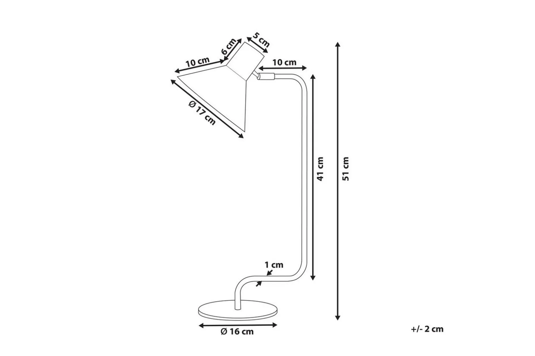 Paksli Skrivebordslampe E14