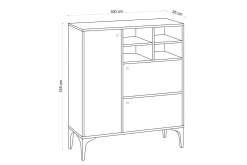 Palfrey Sidebord 100 cm