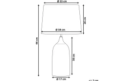 Palmarola Bordlampe 66 cm E27