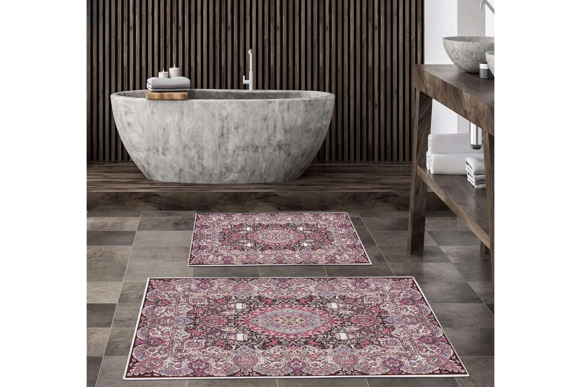 Palvi Baderomsmatte 60x150 cm Rektangulær