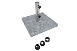 Parasollfot 45x45 cm/30 kg Granit