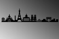 Paris Skyline Veggdekor